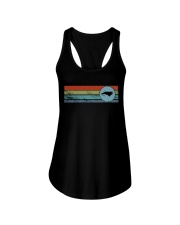 Circle Map North Carolina Ladies Flowy Tank tile