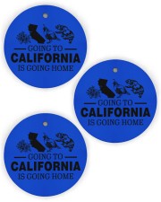 Going Home - Going ToCalifornia Circle Ornament (Wood tile