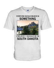 Should Be In South Dakota V-Neck T-Shirt tile