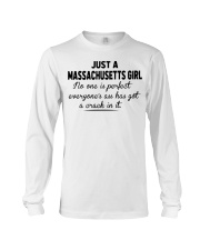 Massachusetts Girl - No One Is Perfect Long Sleeve Tee tile