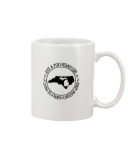 MICHIGAN GIRL LIVING IN NORTH CAROLINA Mug tile