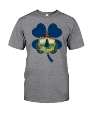 Flag Vermont Four Leaf Clover Classic T-Shirt tile