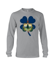 Flag Vermont Four Leaf Clover Long Sleeve Tee tile