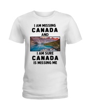 I Am Missing Canada Ladies T-Shirt tile