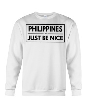 Philippines Just Be Nice Crewneck Sweatshirt tile