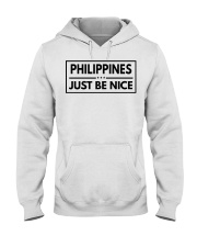 Philippines Just Be Nice Hooded Sweatshirt tile