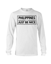 Philippines Just Be Nice Long Sleeve Tee tile