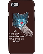 OHIO CALIFORNIA LOVE BRINGS YOU HOME Phone Case tile