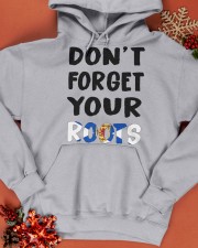 Nova Scotia Flag Don't Forget Your Roots Hooded Sweatshirt apparel-hooded-sweatshirt-lifestyle-front-65