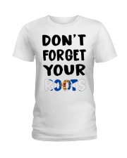 Nova Scotia Flag Don't Forget Your Roots Ladies T-Shirt tile