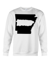 MAP PUERTO RICO IN ARKANSAS Crewneck Sweatshirt tile