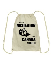 MICHIGAN GUY IN CANADA Drawstring Bag tile