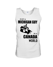 MICHIGAN GUY IN CANADA Unisex Tank tile