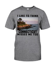 Connecticut Misses Me Too Classic T-Shirt front