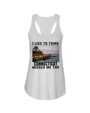 Connecticut Misses Me Too Ladies Flowy Tank tile