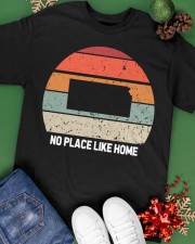 Kansas No Place Like Home Classic T-Shirt apparel-classic-tshirt-lifestyle-back-69