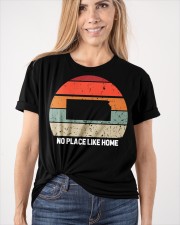 Kansas No Place Like Home Classic T-Shirt apparel-classic-tshirt-lifestyle-front-101