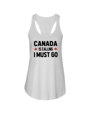 Canada Is Calling Ladies Flowy Tank tile