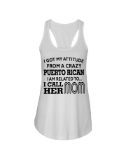 PUERTO RICAN I CALL HER MOM Ladies Flowy Tank tile