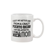 PUERTO RICAN I CALL HER MOM Mug tile