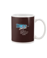 PUERTO RICO CONNECTICUT LOVE BRINGS YOU HOME Mug tile