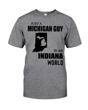 MICHIGAN GUY IN INDIANA Classic T-Shirt front