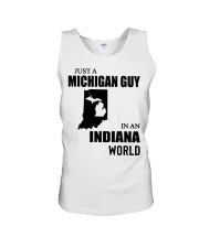 MICHIGAN GUY IN INDIANA Unisex Tank tile