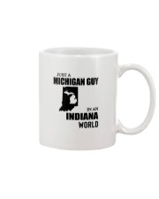 MICHIGAN GUY IN INDIANA Mug tile
