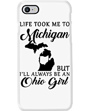 OHIO GIRL LIFE TOOK ME TO MICHIGAN Phone Case tile