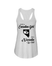 CANADIAN GIRL IN NEVADA Ladies Flowy Tank tile