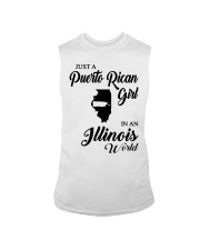 PUERTO RICAN GIRL IN ILLINOIS Sleeveless Tee tile