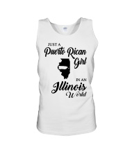 PUERTO RICAN GIRL IN ILLINOIS Unisex Tank tile