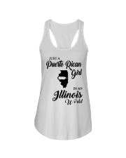 PUERTO RICAN GIRL IN ILLINOIS Ladies Flowy Tank tile