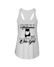 OHIO GIRL LIFE TOOK ME TO ALABAMA Ladies Flowy Tank tile