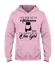 OHIO GIRL LIFE TOOK ME TO ALABAMA Hooded Sweatshirt front