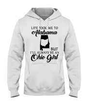 OHIO GIRL LIFE TOOK ME TO ALABAMA Hooded Sweatshirt tile