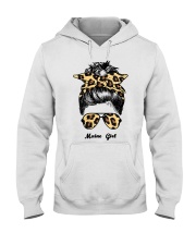 Leopard Pattern - Maine Girl Hooded Sweatshirt tile