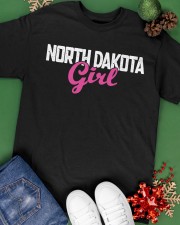 North Dakota Girl Classic T-Shirt apparel-classic-tshirt-lifestyle-back-69