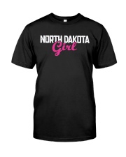 North Dakota Girl Classic T-Shirt front