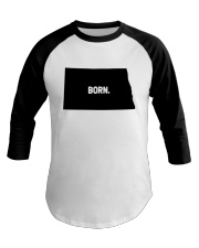 North Dakota - Born Baseball Tee tile