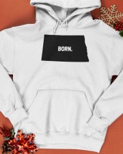 North Dakota - Born Hooded Sweatshirt apparel-hooded-sweatshirt-lifestyle-front-65