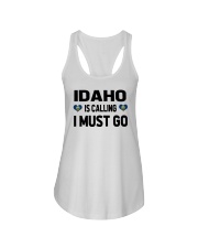 Idaho Is Calling Ladies Flowy Tank tile