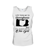 OHIO GIRL LIFE TOOK ME TO PENNSYLVANIA Unisex Tank tile