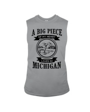 A piece of my heart lives in Michigan Sleeveless Tee tile