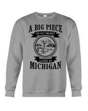 A piece of my heart lives in Michigan Crewneck Sweatshirt tile