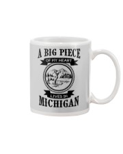 A piece of my heart lives in Michigan Mug tile