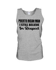 Puerto Rican Man I Still Believe In Respect Unisex Tank tile