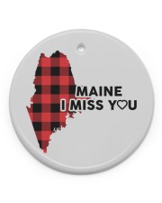 I Miss You - Maine Circle ornament - single (porcelain) front