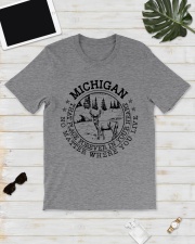 Michigan that place forever in your heart Classic T-Shirt lifestyle-mens-crewneck-front-17