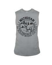 Michigan that place forever in your heart Sleeveless Tee tile